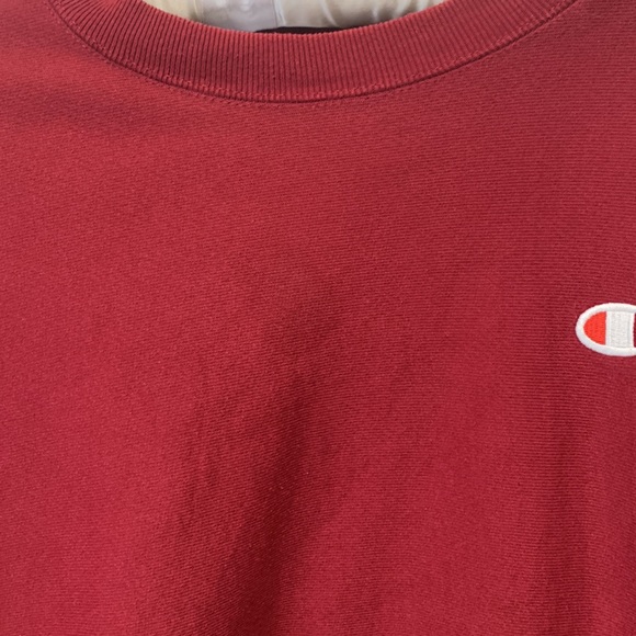 Maroon/Dark Red Champion Pullover - Picture 2 of 2